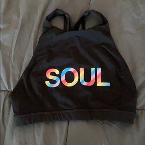 Lululemon x SoulCycle high neck sportsbra